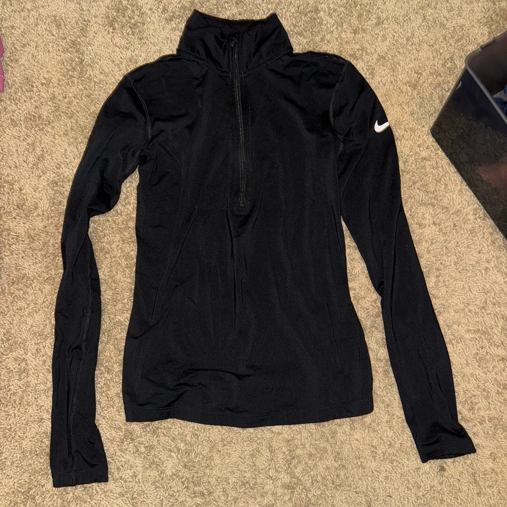 Nike Women's Black Long Sleeve Top